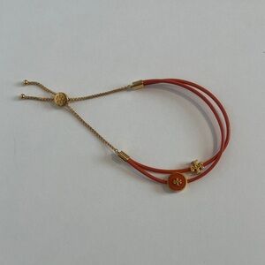 Tory Burch Burnt Orange Double-Strand Bracelet